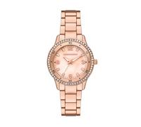 Skechers Orologio da donna in lega di oro rosa con tre lancette Deelane, Rosa