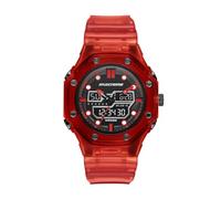 Skechers Orologio da uomo Matfield Ana-Digi rosso in poliuretano (Modello: SR1166), Rosso