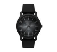 Skechers Orologio da uomo Ostrom a tre lancette in silicone nero, nero