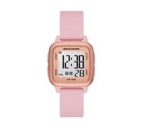 Skechers Holmby Digital Blush orologio da donna in silicone (modello: SR6298), Rosso tendente rosa