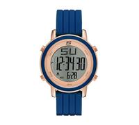 Skechers Orologio Westport da donna, movimento digitale, cassa in lega blu, navy e oro rosa da 40 mm con cinturino in silicone, SR6010