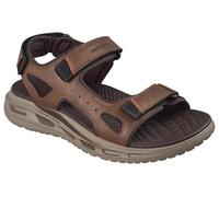 Skechers ORVAN SD Sandalo da Uomo, Marrone Sintetico/Nylon, Taglia 44