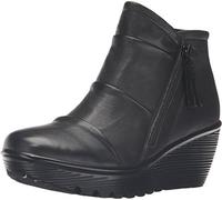 Skechers Parallel-Double Trouble, Stivaletti alla Caviglia Donna, Nero, 39 EU