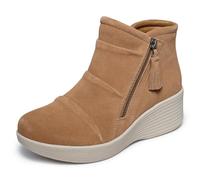Skechers Stivaletto Donna Parallel Lite Vestibilità Relaxed Fit Vegano Castagna 41 EU