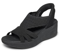 Skechers Parallel Lite Summer Invite Sneaker, da Donna, Nero, 37,5