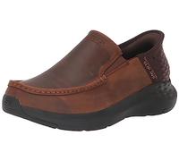 Skechers Parson Oswin Mocassini da Uomo, Marrone, 40 EU