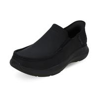 Skechers Parson Oswin Uomo Scarpe da Ginnastica, Black Leather, 41 EU