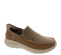 Skechers Parson-Oswin Slip-in, Mocassino Uomo, Deserto, 47.5 EU Larga