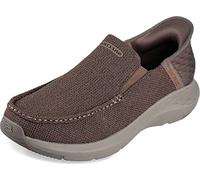 Skechers Parson RALVEN, Scivolare su Uomo, Taupe Mesh, 44 EU