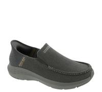 Skechers Parson-Ralven Slip-in, Mocassino Uomo, Grigio, 45 EU Larga
