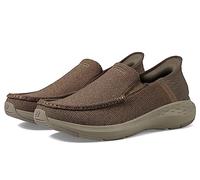 Skechers Parson-Ralven Slip-in, Mocassino Uomo, Tortora, 42.5 EU Larga
