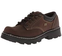 Skechers Parties-Mate Oxford Shoes, Donna, Camoscio Marrone Cioccolato, 38 EU