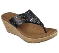 Skechers Passeggiata Sul Molo Di Beverlee, Sandali Donna, Nero, 40 EU