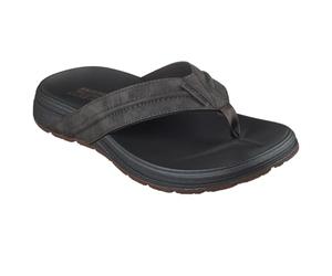 Skechers Patino-Marlee, Infradito Uomo, Chocolate Synthetic, 42 EU