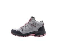 Skechers, Peak Bound Hillcrest Donna, Gray Synthetic Textile Pink Trim, 35 EU