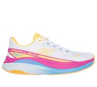 Skechers Performance Max Cushioning Propulsion Scarpa Da Ginnastica Donna Bianca/Arancione In Tessuto - EUR 36