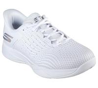 Skechers Performance Skechers Viper Court Reload, Scarpe da Ginnastica Donna, White Synthetic/Textile/White Trim, 39 EU