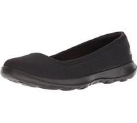 Skechers Performance Women's Go Walk Lite Ballet Flat,Black/Black,9.5 M US