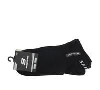 Skechers SK43022 Calzini alla Caviglia, Nero (Black 9999), 35-38 (Pacco da 3) Uomo