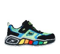 Skechers Play Scene - Storm Brights Sneaker in Lime/Nero, Taglia 24