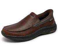 Skechers Pollard-Osgood Moc Toe Uomo, Rosso/Marrone., 42 EU