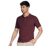 Skechers Polo Uomo off Duty Rosso, Carbone, L