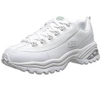Skechers Premium, Scarpe da Ginnastica da Donna, Bianco (White), 36 EU