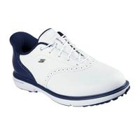 Skechers Prestige Slip-in Arch Fit Golf Shoe Sneaker da Uomo, Bianco Blu Navy Senza Punte, 43 EU