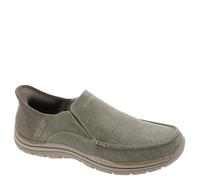 Skechers Previsto-Cayson Hands Free Slip-in, Mocassino Uomo, Beige, 45.5 EU