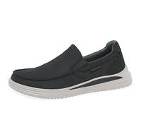 Skechers Proven Suttner, Scarpe casual Uomo, Black Canvas, 44 EU