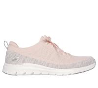 Skechers Pure Flex Pulse, Scarpe da Ginnastica Donna, Pink & Gray Knit, 38 EU