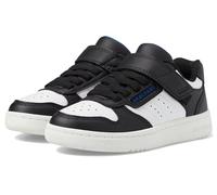 Skechers Quick Street, Scarpe da Ginnastica, Black Synthetic/White & Blue Trim, 21 EU