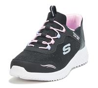 Skechers Ragazza Bounder-Simple Cute Sneaker, Nero, 7 Big Kid