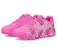 Skechers Scarpe Ragazza Uno Lite Metallic Love Rosa Acceso/Multicolore 2.5 Little Kid