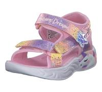 Skechers, Sandali Bambine e ragazze, Tessuto rosa chiaro Multi Trim, 9 UK