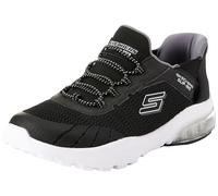 Skechers Ragazzi, Senza Lacci, Nero Tessile Carbone Sintetico Trim, 35.5 EU