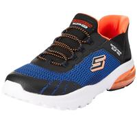 Skechers Ragazzi, Senza Lacci, Finitura Sintetica Nera Royal Textile, 30 EU