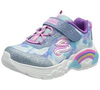 Skechers Rainbow Racer, Scarpe da ginnastica Bambine e ragazze, Maglia Rivestimento Blu, 21 EU