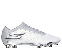 Skechers Razor 1.5 Elite FG Shoes in Bianco/Argento, Taglia 40.5, Hyper Burst