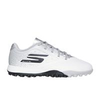 Skechers Razor 1.5 Jr Td TF Shoes in Bianco/Argento, Taglia 30