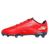 Skechers Razor 1.5 Jr Youth FG - Scarpa da Calcio per Ragazzi, Colore: Rosso/Sintetico/Finiture Nere, 36
