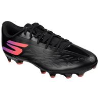 Skechers Razor 2 Academy FG - Scarpa da Calcio da Uomo, Colore: Nero/Sintetico/Viola