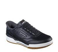 Skechers Recoil, Scarpe da Ginnastica Uomo, Black Leather/Pu/White Trim, 42.5 EU