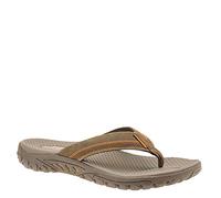 Skechers Reggae-cobano, Infradito Uomo, Marrone Brown Brn, 43 EU