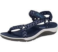 Skechers Reggae Cup My Bestie, Sandali Donna, Navy Knit Tpu, 38 EU