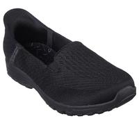 Skechers Reggae Fest 2.0 - Mocassini leggeri da donna, nero, 10 Wide