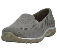 Skechers Reggae Fest-Willows, Mocassino Basso Donna, Colore: Tortora Scuro, 38 EU