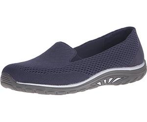 Skechers Reggae Fest-Willows, Piatto Donna, Navy Mesh, 38 EU
