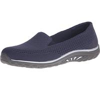 Skechers Reggae Fest-Salici, Piatto Donna, Navy Mesh, 36.5 EU