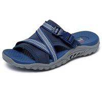 Skechers Reggae Sandali da donna da infilare, Navy, 37 EU